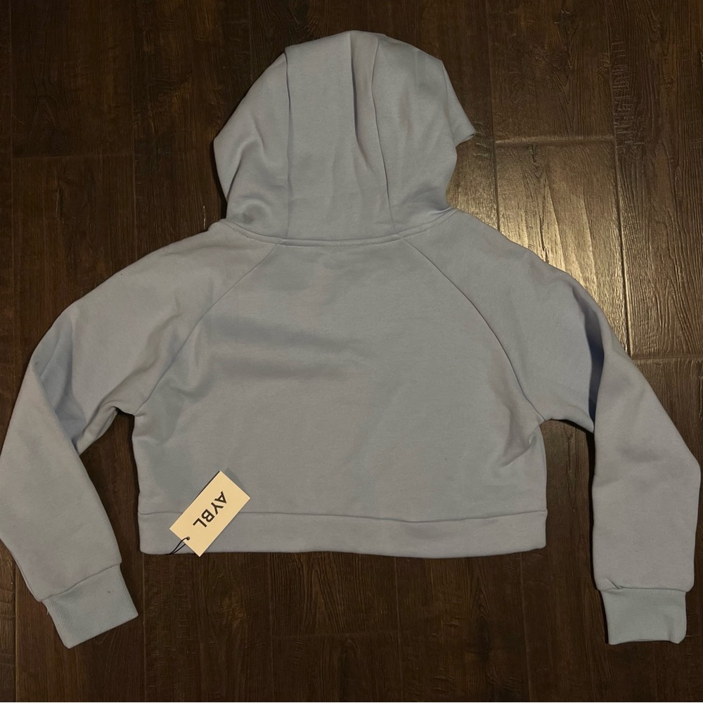 AYBL Baby Blue “Staple” Cropped Hoodie - Picture 6 of 6